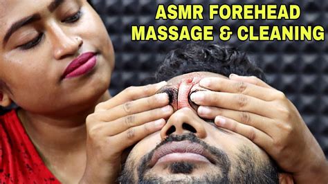 Asmr Forehead Massage And Face Wash By Barber Girl Pakhi Loud Neck