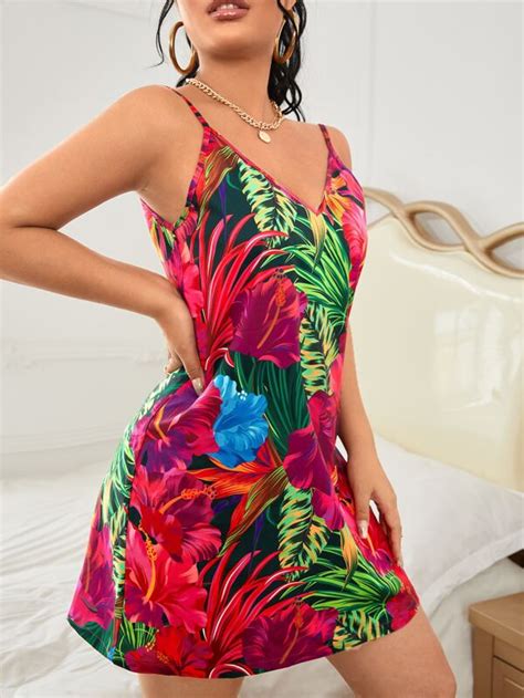 Shein Vcay Tropical Boho Vestido Shein Pt