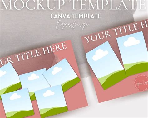 Canva Mockup Template Etsy Listing Template Workbook Mockup