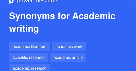 Academic Writing Synonyms 170 Words And Phrases For Academic Writing