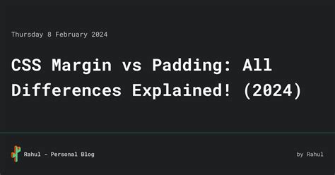 CSS Margin Vs Padding All Differences Explained 2024 Rahul