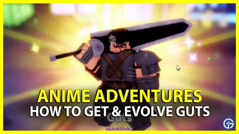 How To Get Evolve Guts In Anime Adventures Roblox Gamer Tweak