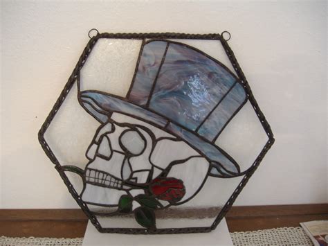 111 Best Images About Stained Glass Skulls On Pinterest