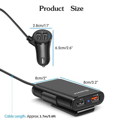 Goods Collection Quick Charge Qc Car Charger Ports Usb Car