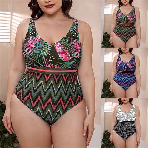 Plus Size Sexy Bikinis For Women 2 Piece Women Floral Print Bikini Set