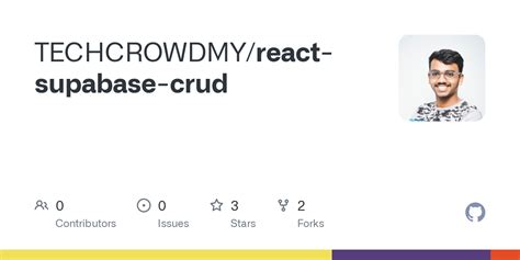 Github Techcrowdmy React Supabase Crud