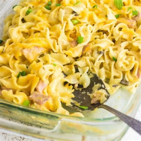 Best Cheesy Ham and Noodle Casserole (Easy Recipe) - Restless Chipotle