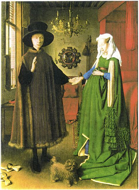 Aspects de la critique Les Époux Arnolfini de Van Eyck une écriture