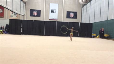 Emily Wilson Rhythmic Gymnastics Level Region Iv Youtube