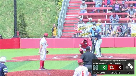 Mercyhurst At Seton Hill Game 1 Baseball WestmorelandSports1