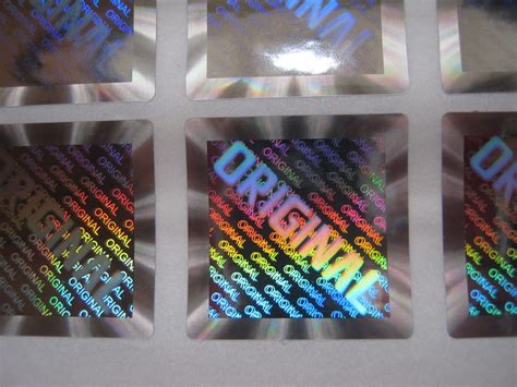 Sticker Hologram Original Silver Kotak CETAK STIKER HOLOGRAM