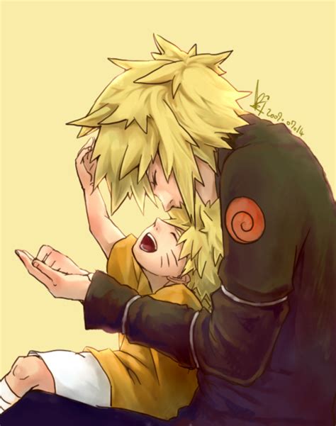 Minato & Naruto - Minato Namikaze Fan Art (26173712) - Fanpop