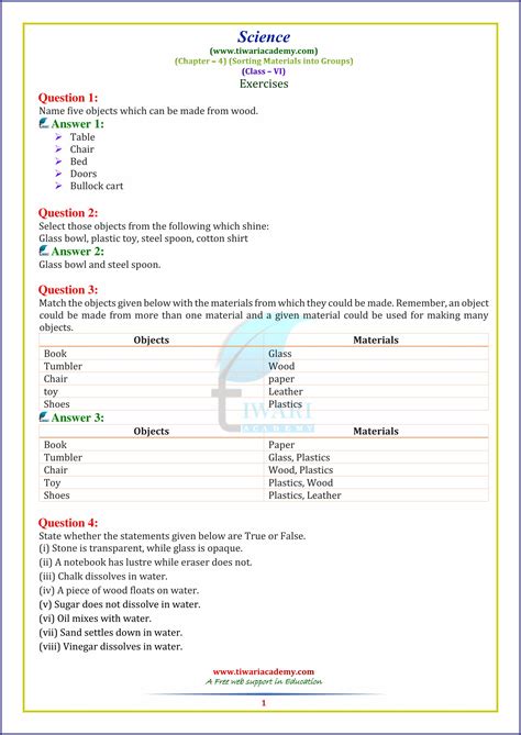 Ncert Class 7 Science Chapter 4 Worksheet Worksheet Resume Template