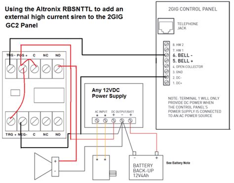 How Do I Add A Wired Siren To Gocontrol 2 Alarm Grid