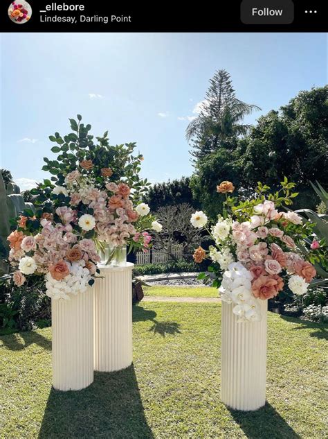 Ceremony Idea Pedestal Instead Of Arch In 2024 Forest Theme Wedding