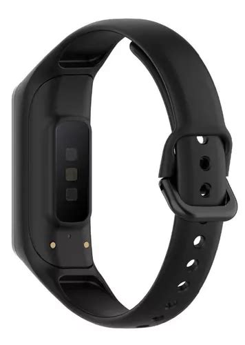 Pulseira De Silicone Para Samsung Galaxy Fit R Sm R Cor Preto