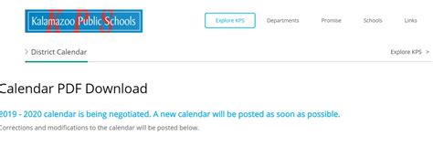 Kalamazoo Public Schools Calendar 2022 2024 - Schoolcalendars.net