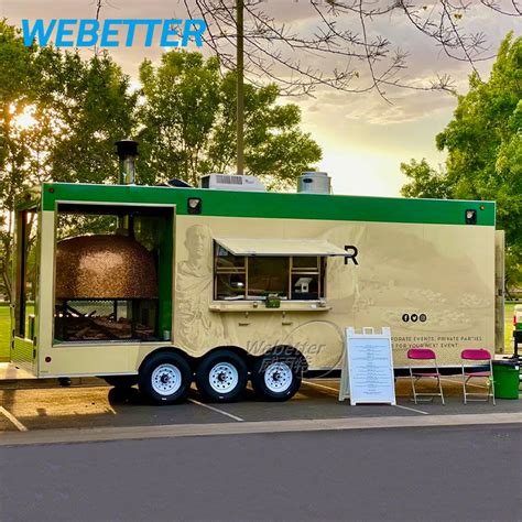 Webetter Mobile Pizza Oven Food Truck Commercial Concession Trailer