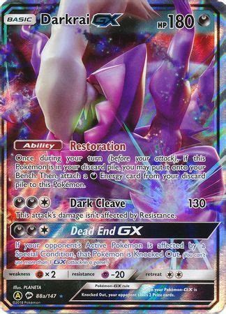 Darkrai GX 88a 147 JUMBOkort Pokecards Dk