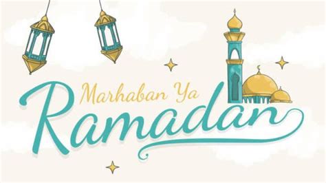 Tulisan Marhaban Ya Ramadhan 2024 Poster Spanduk Banner Menarik