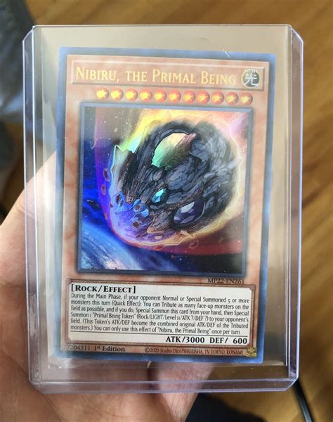 Mint Nm Nibiru The Primal Being Mp En Ultra Rare St Edition