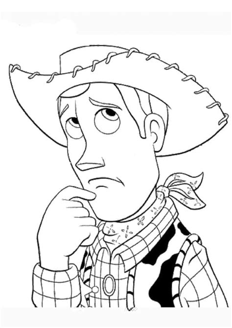 Desenhos De Xerife Woody Toy Story Para Colorir E Imprimir