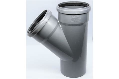 Тройник Flextron D 110 мм 45 градусов, для внутренней канализации ...