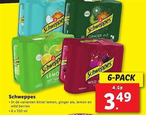 Schweppes Aanbieding Bij Lidl Folders Nl