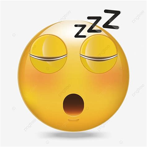 Sleepy Vector Design Images, Sleepy Emoji In 3d, Sleep, Sleepy, Emoji ...