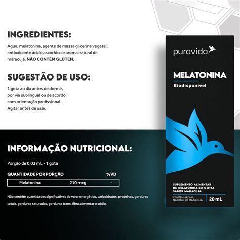 Suplemento Em Gotas Pura Vida Sleep Melatonina Sabor Maracujá Em Frasco