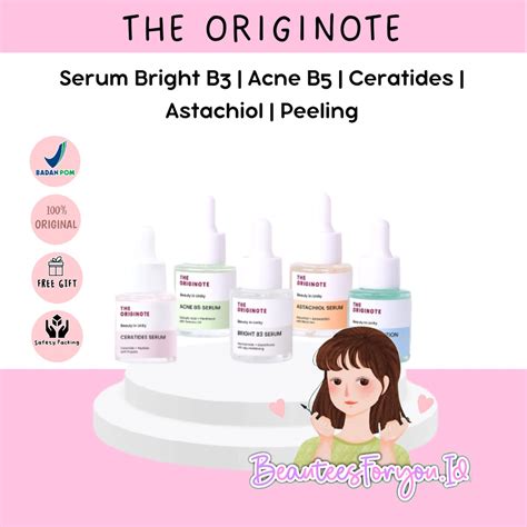 Jual The Originote Serum Wajah Acne B Bright B Astachiol