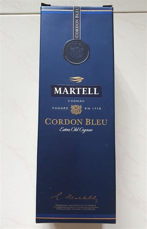 BRAND NEW 1 Litre Martell Cordon Bleu 1000ml Martell Cordon Bleu Extra