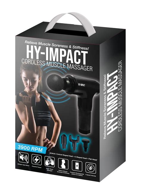 Hy Impact Deep Tissue Muscle Massage Gun Cordless Muscle Massager