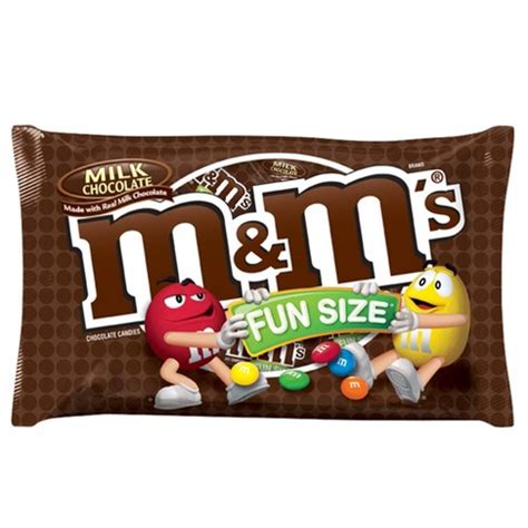 M&M's Fun Size Milk Chocolate Candy Bag - 10.53oz : Target