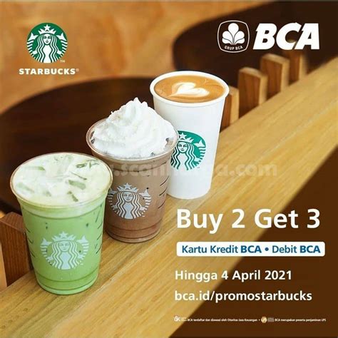 STARBUCKS Promo GRATIS 1 Minuman Dengan Kartu Kredit Debit BCA