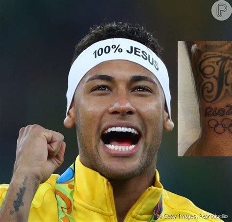 Neymar Faz Tatuagem Em Homenagem A Ouro Na Olimp Ada Rio Foto