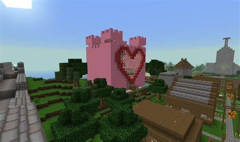 My Girlfriend's castle is now pink. All. Pink. : r/Minecraft