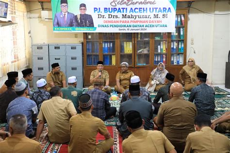 Pj Bupati Aceh Utara Silaturrahmi Dengan Para Pimpinan Dayah