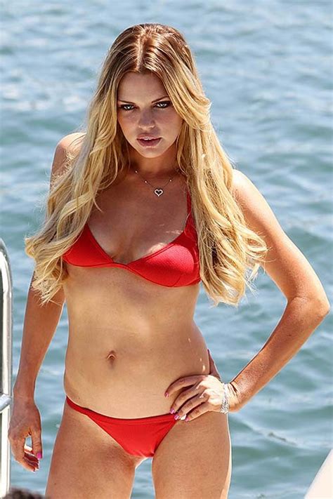 Sophie Monk Exposing Sexy Body And Hot Ass In Red Bikini On Yacht Porn Pictures XXX Photos Sex