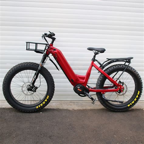 Newest 48V Fat Tire Electric Bicycle Bike 1000W Belt Drive MID Motor