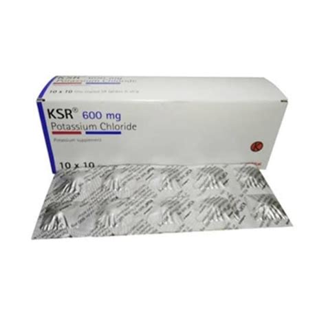 KSR Tablet 600 Mg | Obat dan Vitamin - DokterSehat