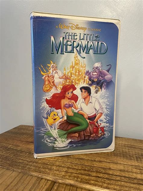 The Little Mermaid Banned Cover Walt Disney Classics Vhs Vintage