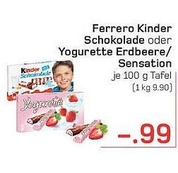 Ferrero Kinder Schokolade Oder Yogurette Erdbeere Oder Sensation