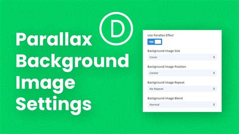 How To Use The Missing Divi Background Image Settings On Parallax Sections