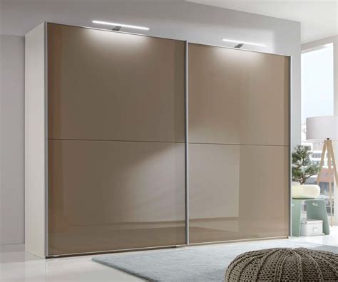 Wiemann Berlin 2 Door Mirror Sliding Wardrobe In Pebble Grey Glass W