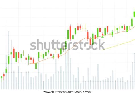 Stock Market Candle Graph Analysis On Stock Photo (Edit Now) 359282909