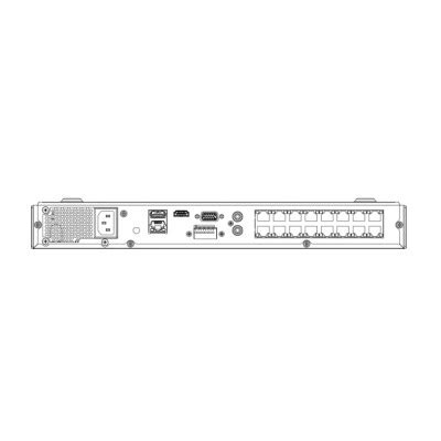 NVR 4G HikVision DS 7616NI K2 16P4G 16 Canale 8 MP 160 Mbps PoE