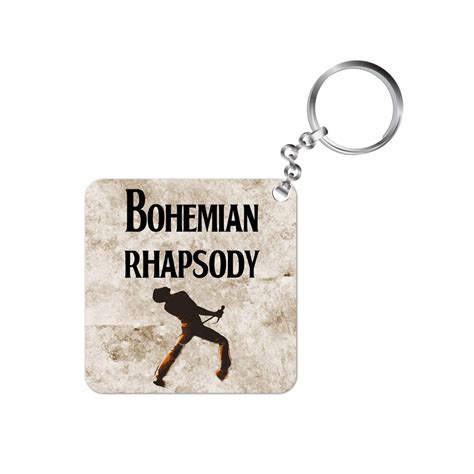 Queen Keychain Bohemian Rhapsody Key Chains Designer Key Chain