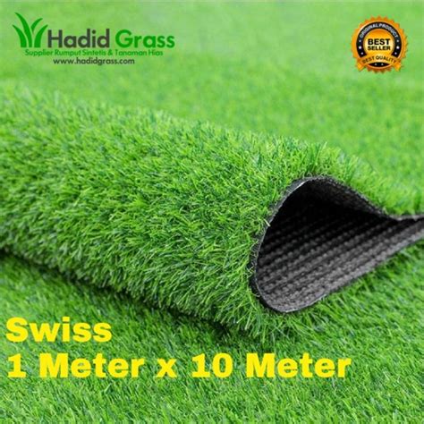 Jual RUMPUT SINTETIS TIPE SWISS 1M X 10M TEBAL 3CM Shopee Indonesia