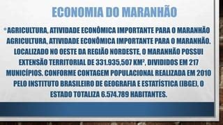 Economia do Maranhão PPT Download Gratuito